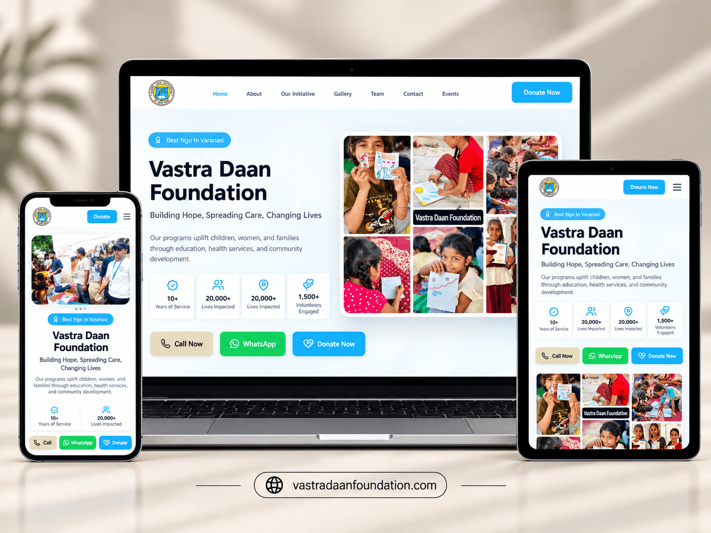vastradaanfoundation.com preview